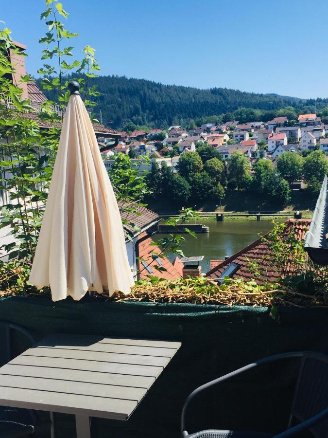 Natur Und Neckarblick Bei Heidelberg Hirschhorn Eksteriør bilde