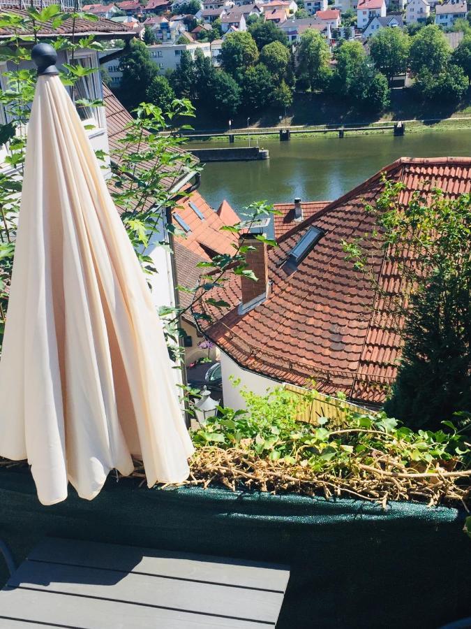 Natur Und Neckarblick Bei Heidelberg Hirschhorn Eksteriør bilde