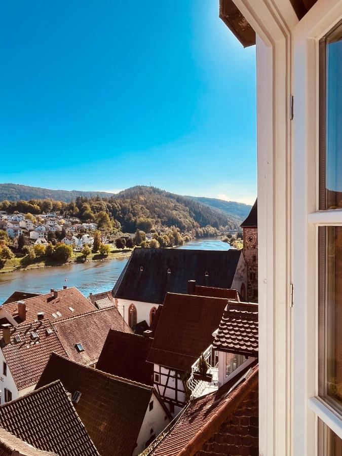 Natur Und Neckarblick Bei Heidelberg Hirschhorn Eksteriør bilde