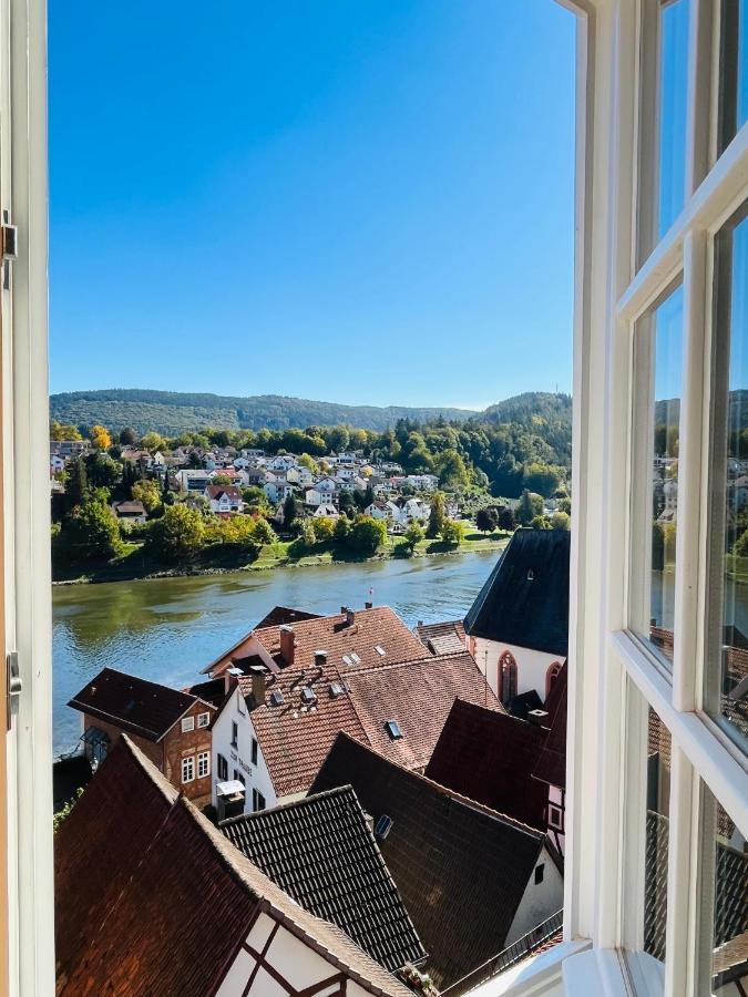 Natur Und Neckarblick Bei Heidelberg Hirschhorn Eksteriør bilde